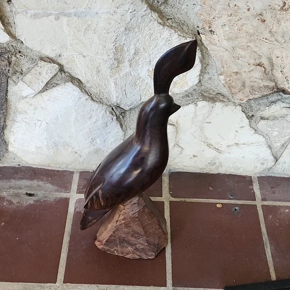 Solid wood quail figure - Picture 2 of 5